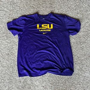 Nike Drift LSU lacrosse shirt